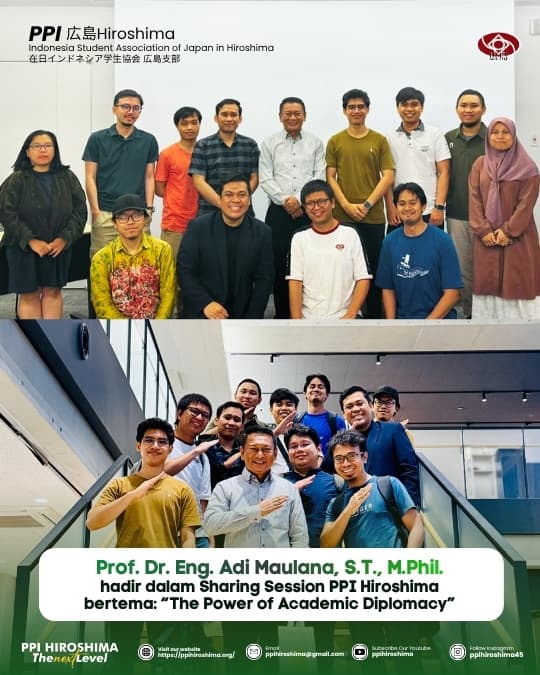 PPI Hiroshima Dorong Peran Mahasiswa sebagai Jembatan Antarbangsa melalui Diplomasi Akademik