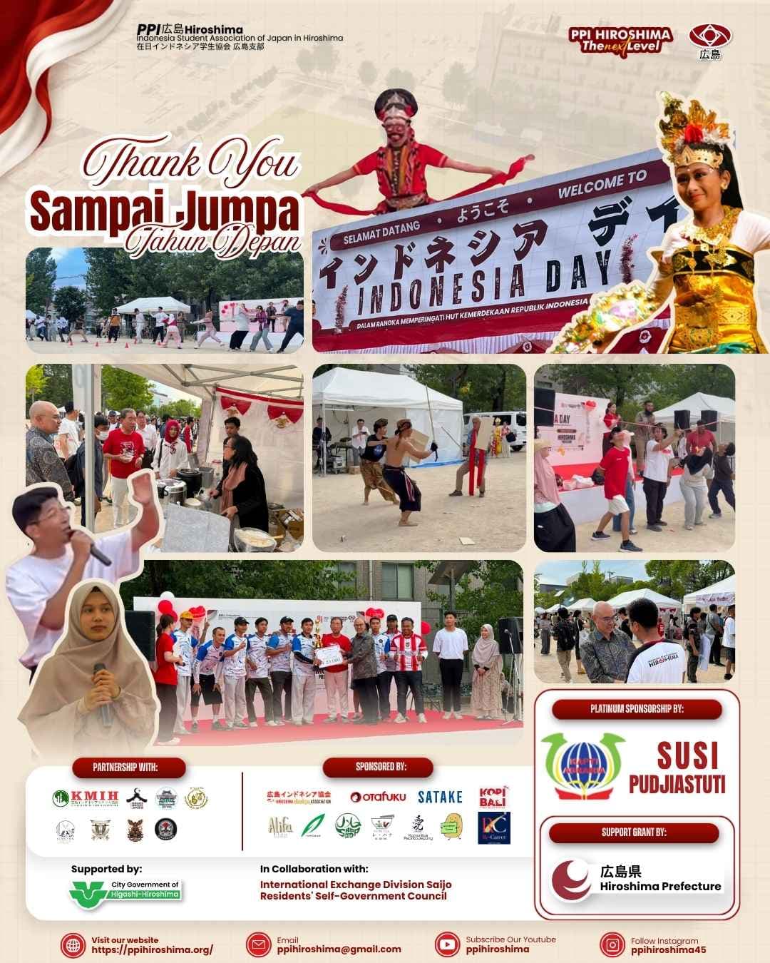 Indonesia Day 2026 di Hiroshima Satukan Ratusan Warga Indonesia, Jepang, dan Komunitas Internasional dalam Semangat Kemerdekaan